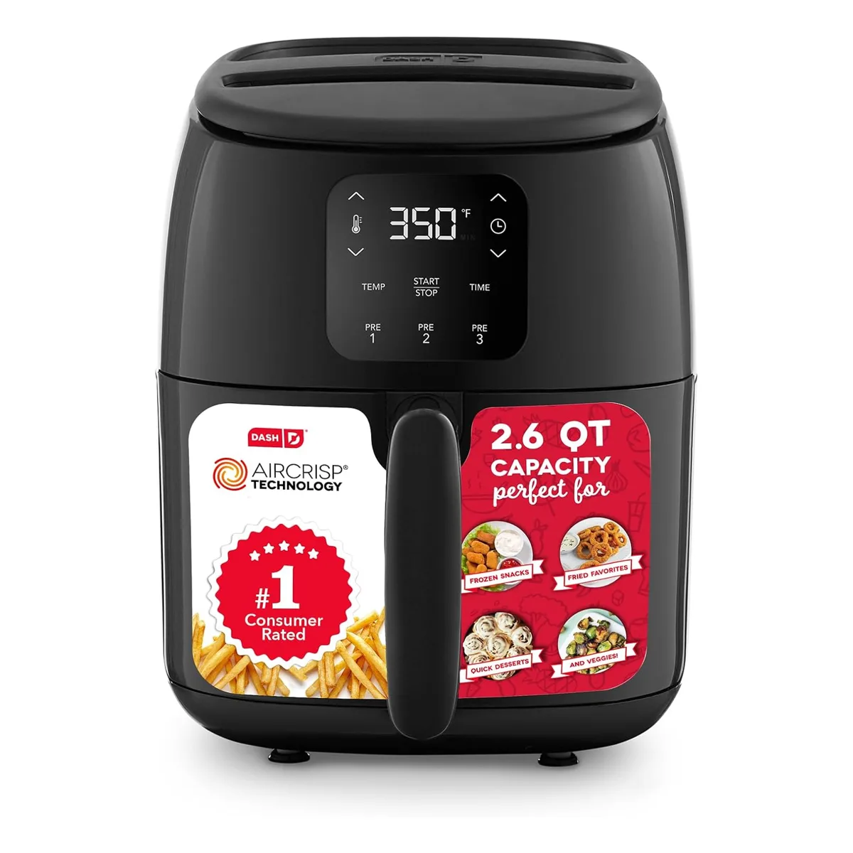 Dash Tasti-Crisp 2.6-Quart (DCAF260)