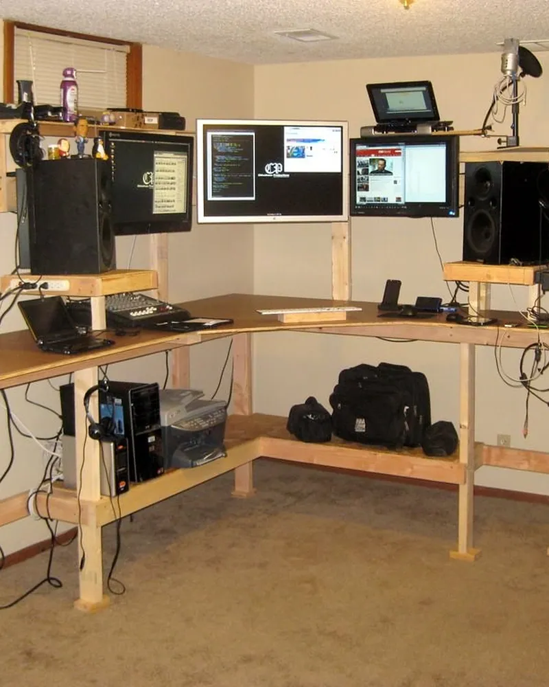 Illustrative photo of standing desk, not the exact SHW Electric Standing Desk