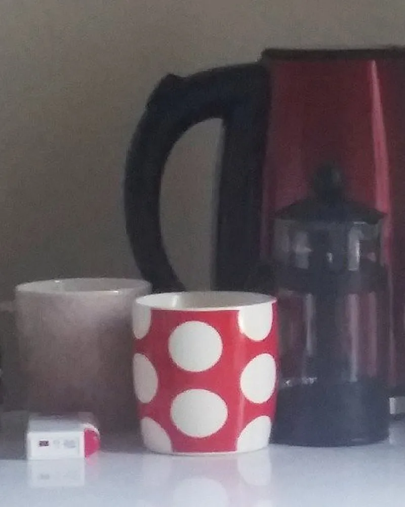 Illustrative photo of electric kettle, not the exact Ovente Electric Glass Kettle
