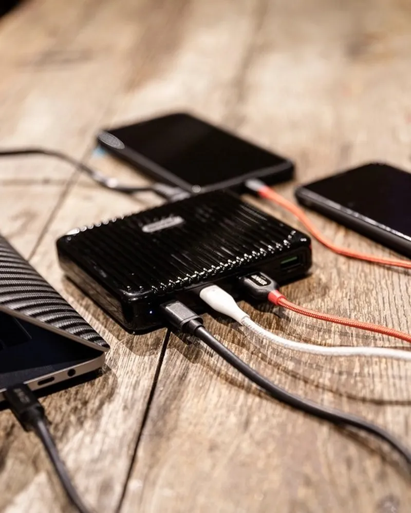 Illustrative photo of power bank, not the exact Anker Power Bank 10,000mAh with cable