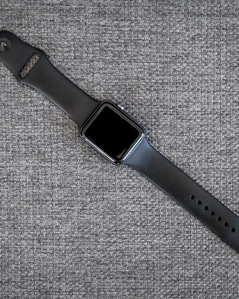 Illustrative photo of smartwatch, not the exact Fitbit Versa 4