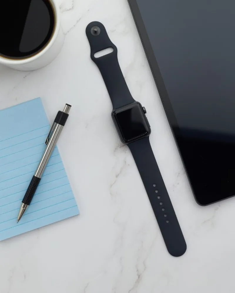Illustrative photo of smartwatch, not the exact Google Pixel Watch 3
