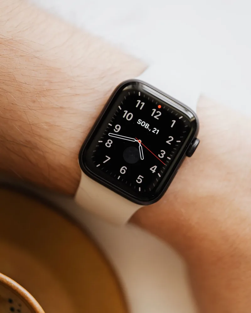 Illustrative photo of smartwatch, not the exact Garmin Venu Sq 2