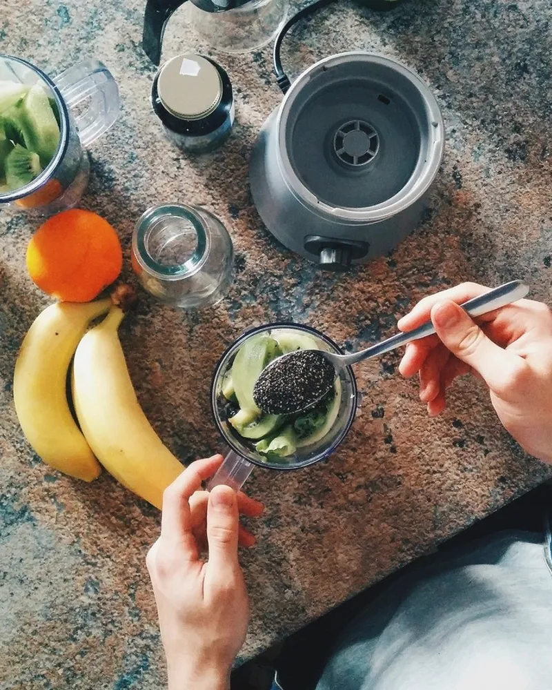 Illustrative photo of a blender, not the exact Breville Fresh & Furious Blender