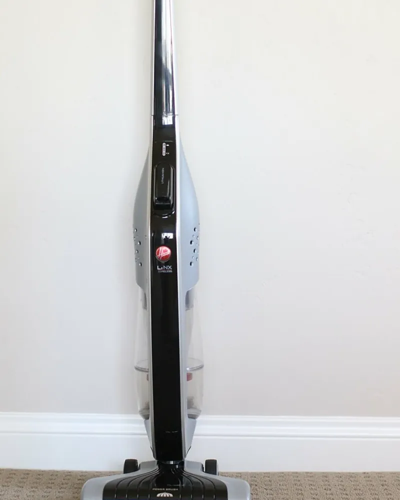 Illustrative photo of a stick vacuum, not the exact Tineco GO Pet