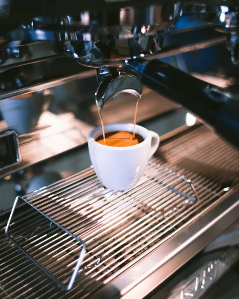 Illustrative photo of a espresso machine, not the exact Profitec Go