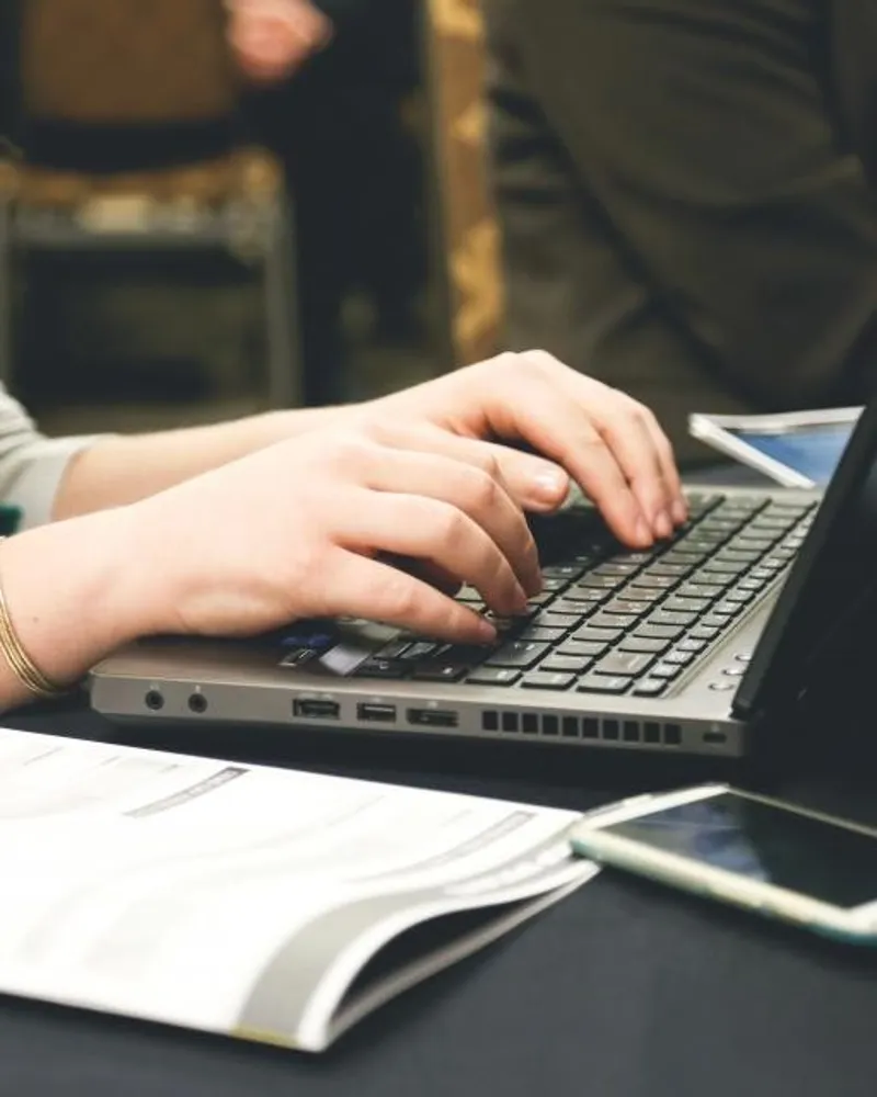 Illustrative photo of a laptop, not the exact Microsoft Surface Laptop, 7th Edition