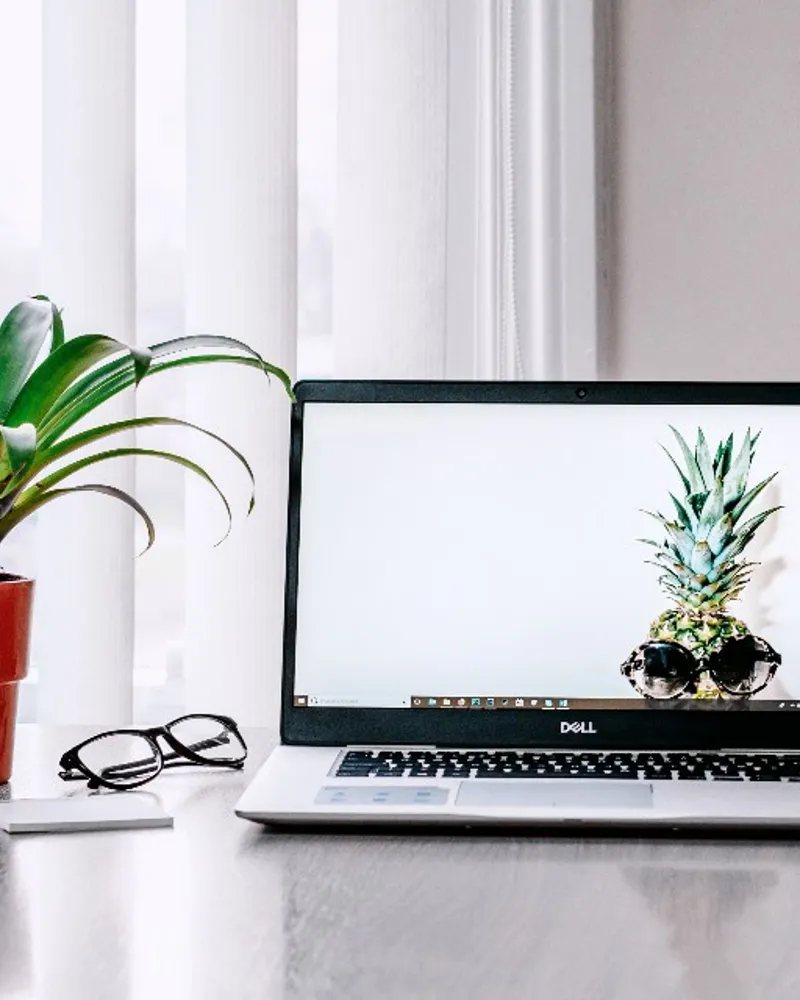 Illustrative photo of a laptop, not the exact ASUS ROG Zephyrus G14