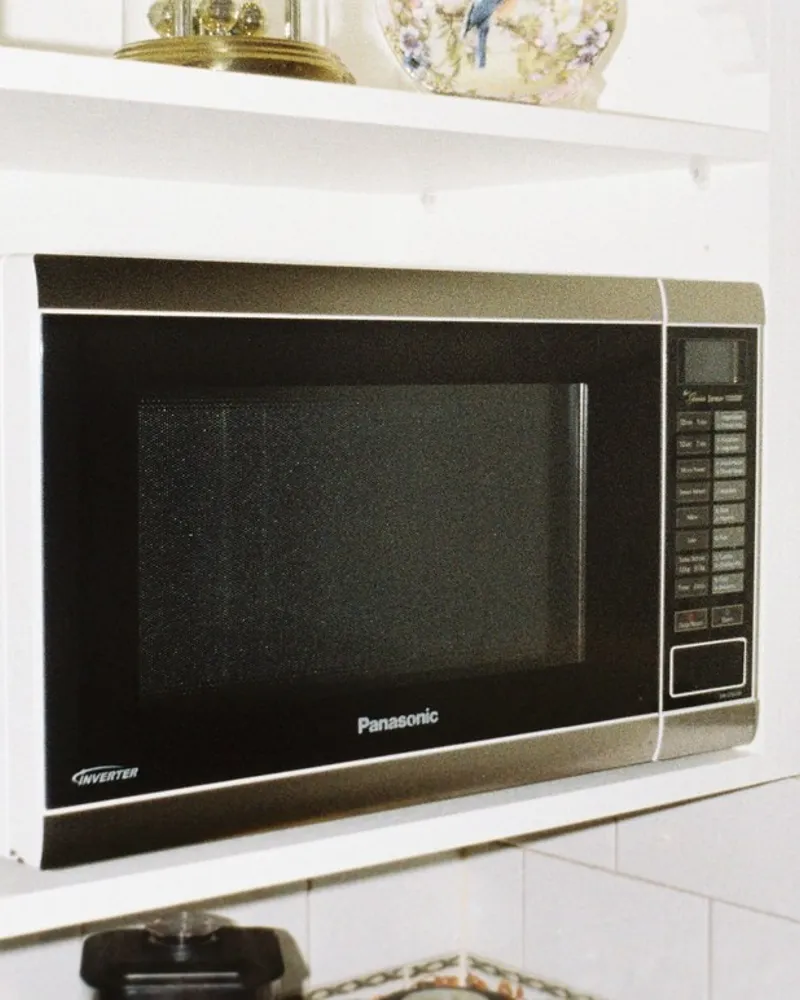 Illustrative photo of a microwave, not the exact Breville Combi Wave 3 in 1