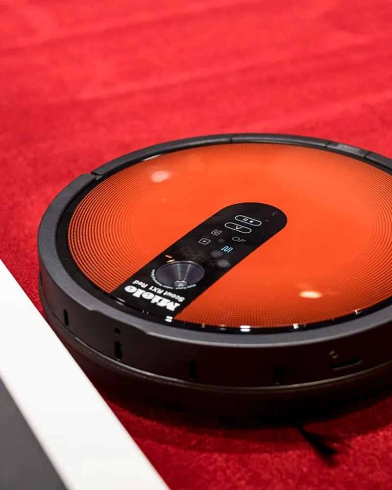 Illustrative photo of a robot vacuum, not the exact eufy Omni C28