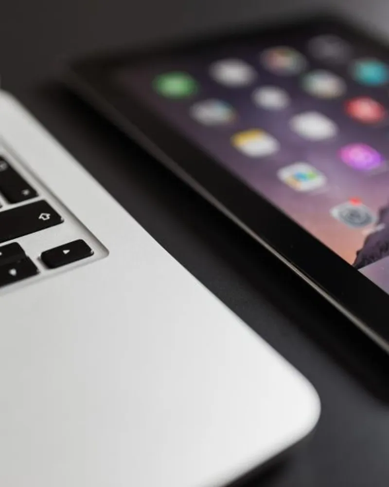 Illustrative photo of a tablet, not the exact Apple iPad Air (M4)
