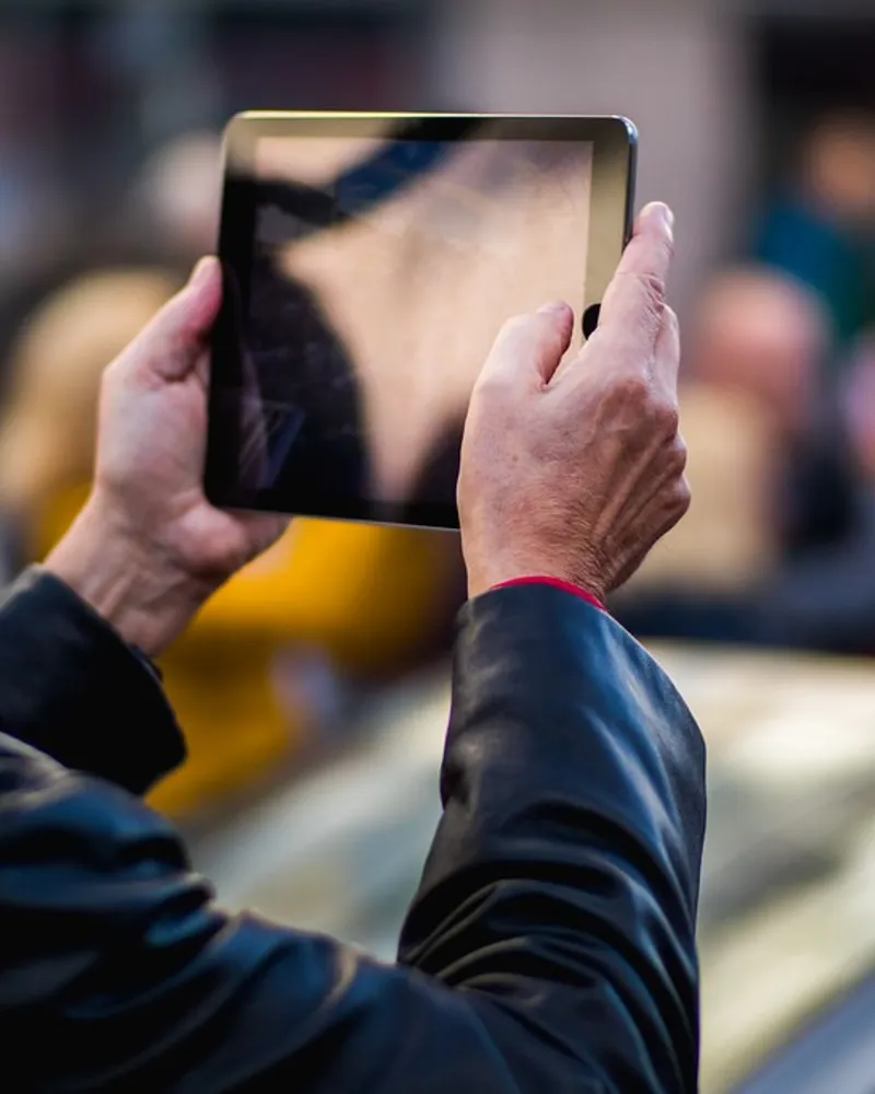 Illustrative photo of a tablet, not the exact Apple iPad Pro (M5)